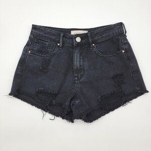 Pacsun The High Rise Festival Black Cut Off Denim Shorts Womens Size 23 Boho
